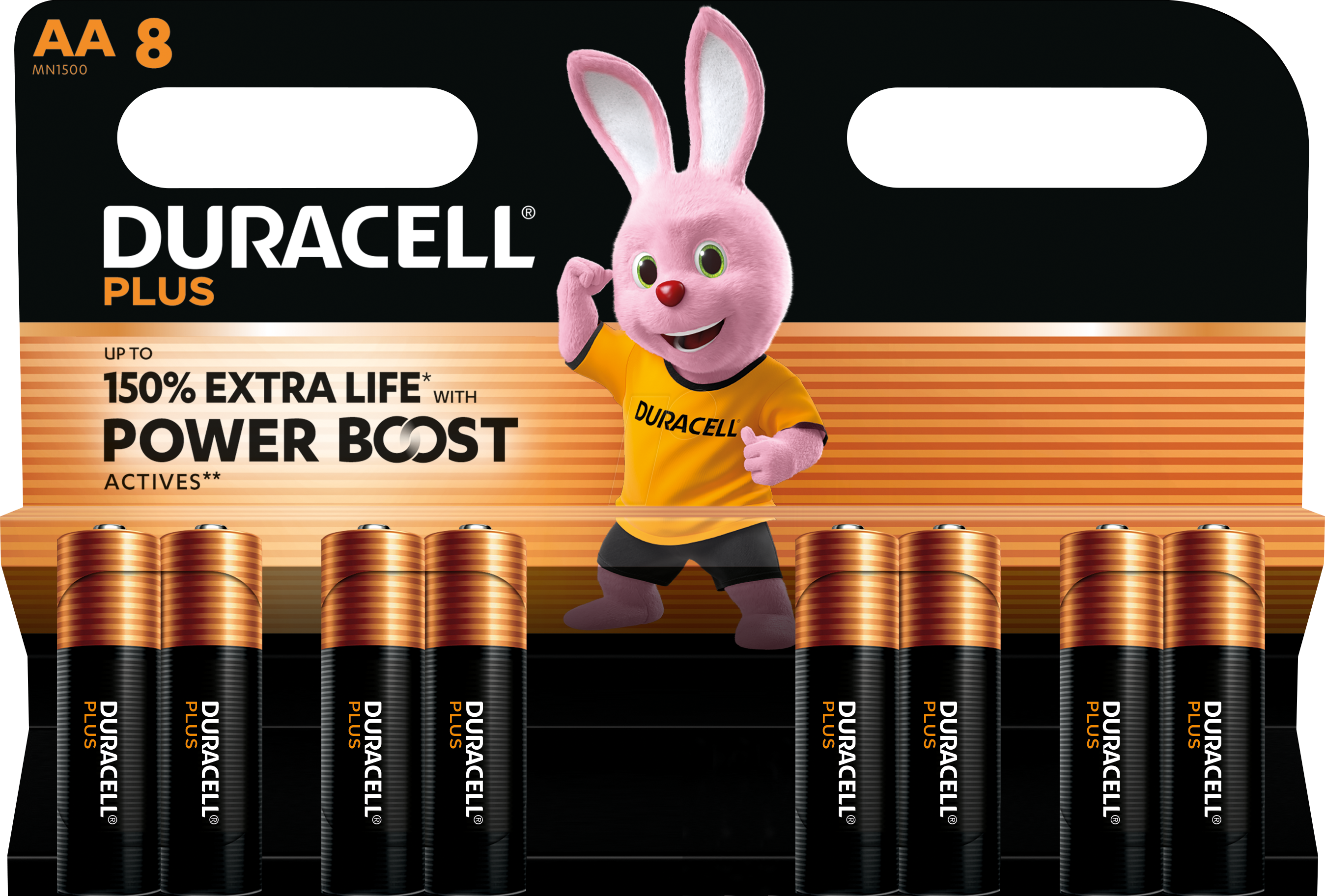 DURA PLUS 8XAA - Duracell Plus, Alkaline Batterie, AA (Mignon), 8er-Pack