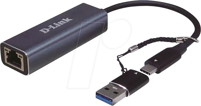Thumbnail - D-LINK DUB-2315 - Netzwerkkarte, USB-A / C, 2,5 Gigabit Ethernet, 1x RJ45