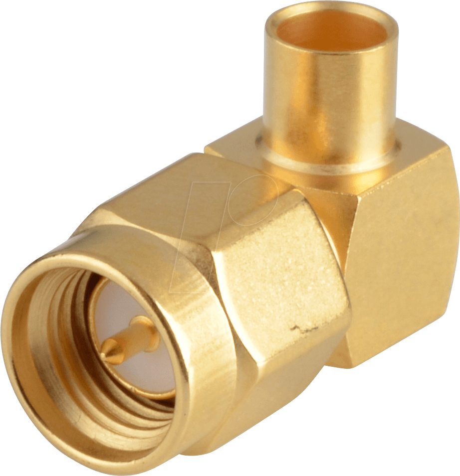 R 125 154 - SMA-Stecker, RG402, gewinkelt, löt