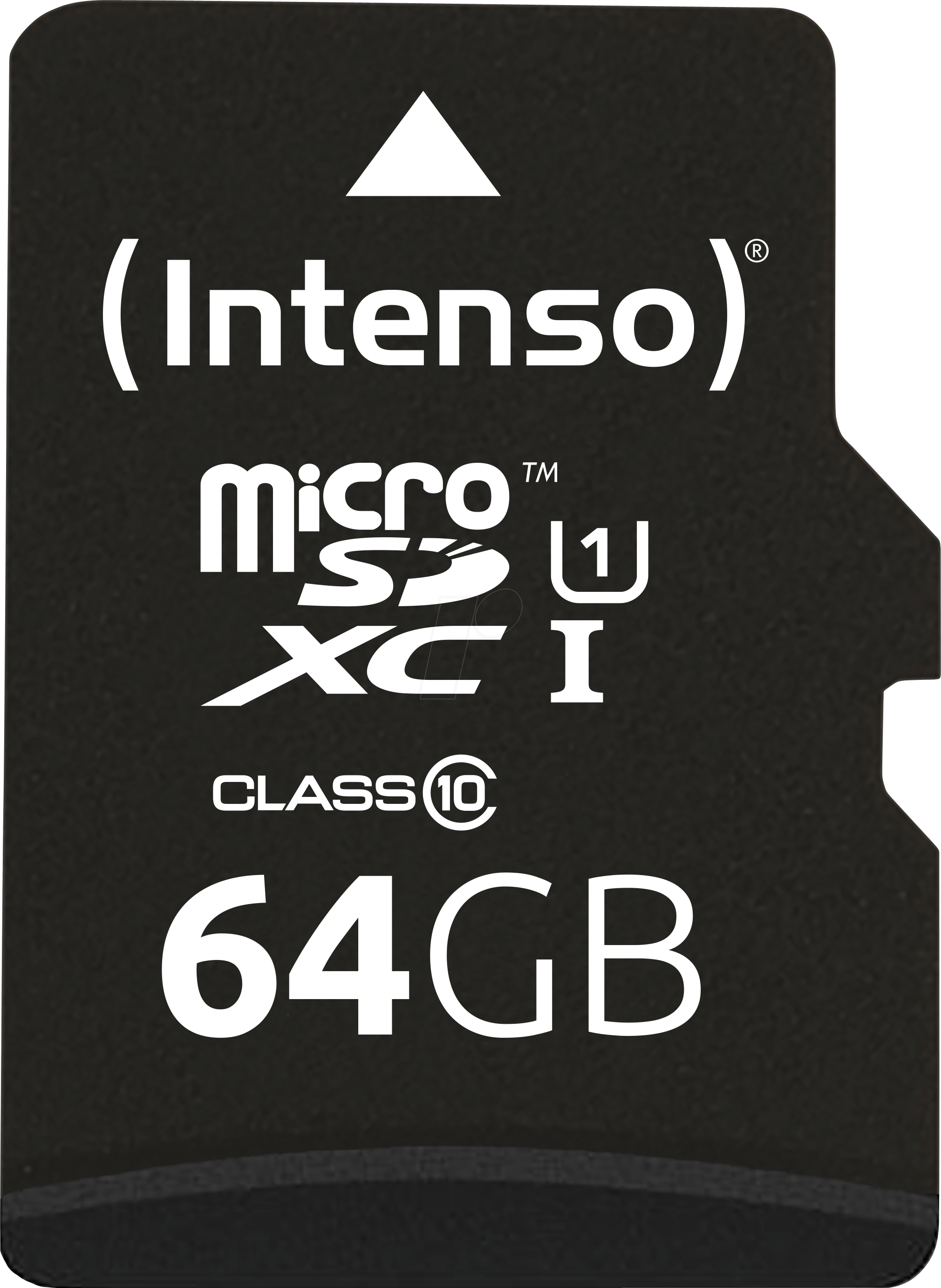 INTENSO 3423490 - MicroSDXC-Speicherkarte 64GB, Intenso Class 10, UHS-1