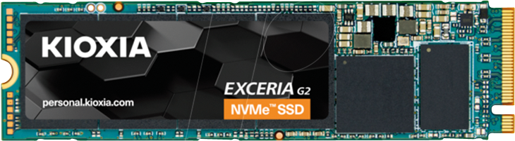 LRC20Z002TG8 - KIOXIA EXCERIA G2 NVMe-SSD, 2 TB, M.2 PCIe 3.0