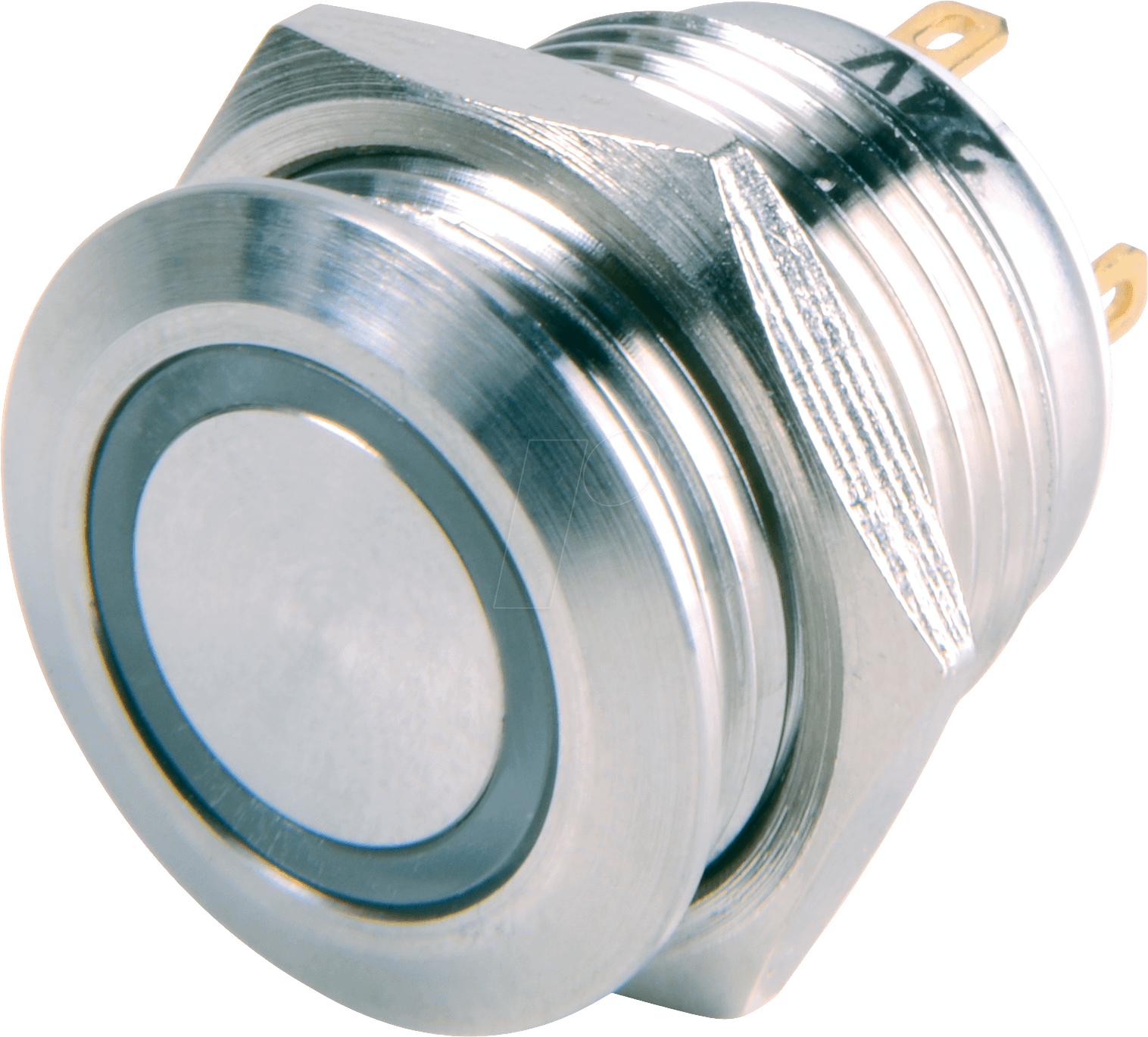 VS GQ16F-GN - AV-Taster, IP65, Ø 18/16 mm, 2A-36V, gn