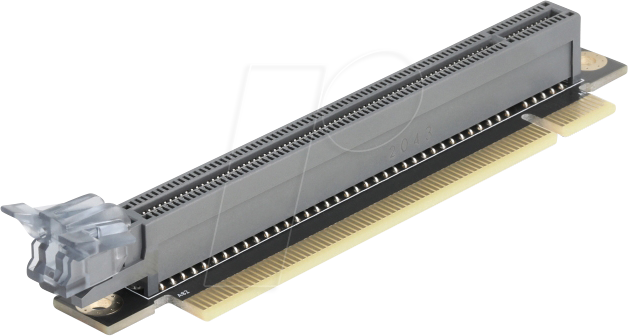 DELOCK 81290 - Riser Karte PCIe 3.0 x16, rechts gewinkelt 90°