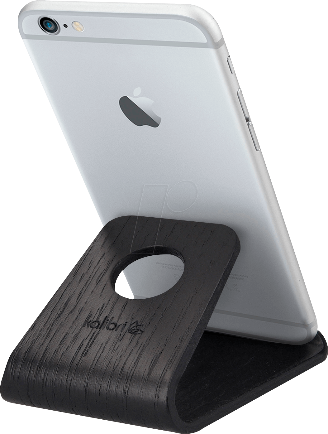 KAL 3456101 - Smartphone Ständer, Eichenholz - Schwarz