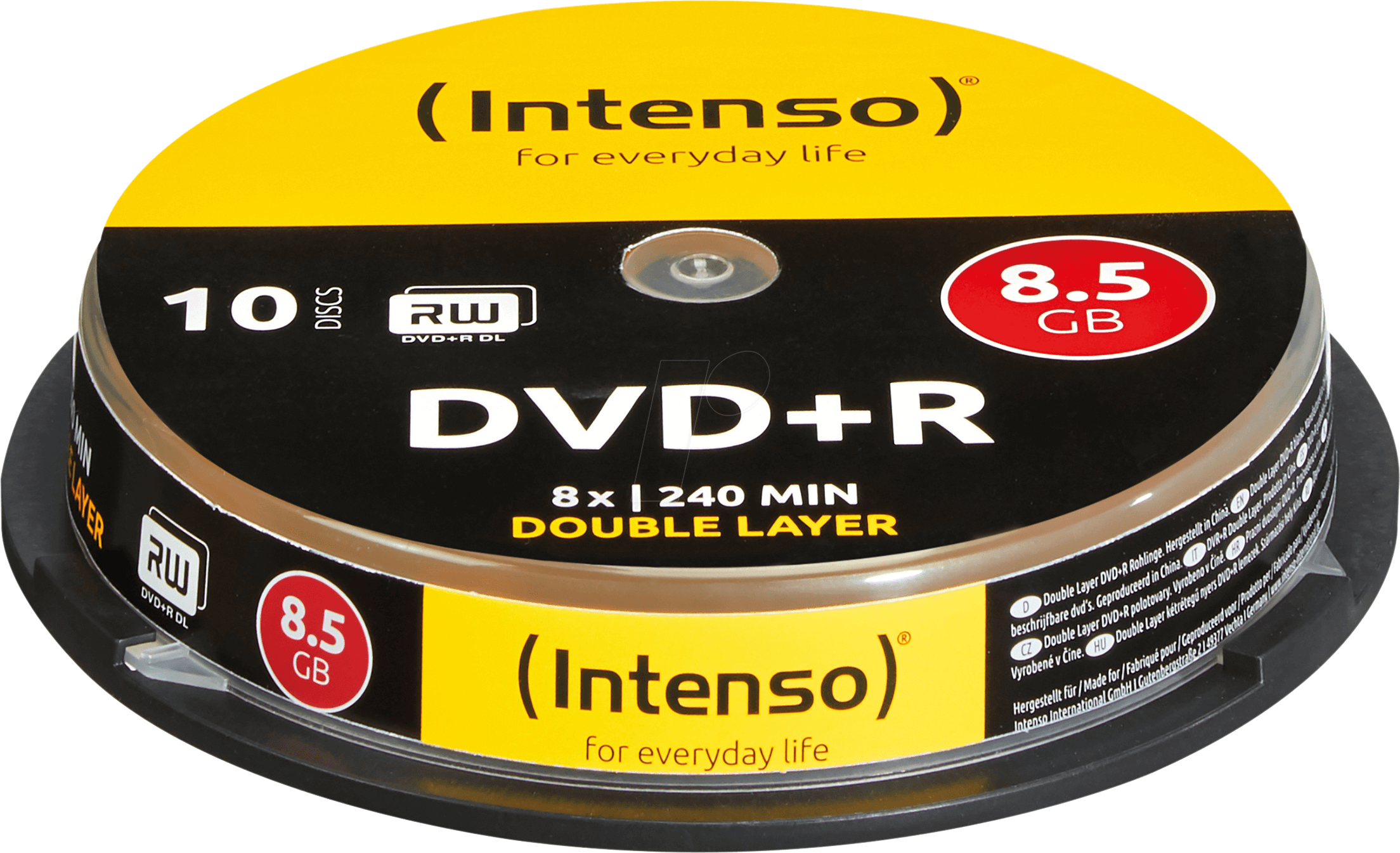 DVD+R8,5 INT10 - Intenso DVD+R 8,5GB, 10er Pack, DoubleLayer