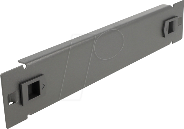 DELOCK 66576 - Blindabdeckung 10'', werkzeugfrei, 1 HE, schwarz