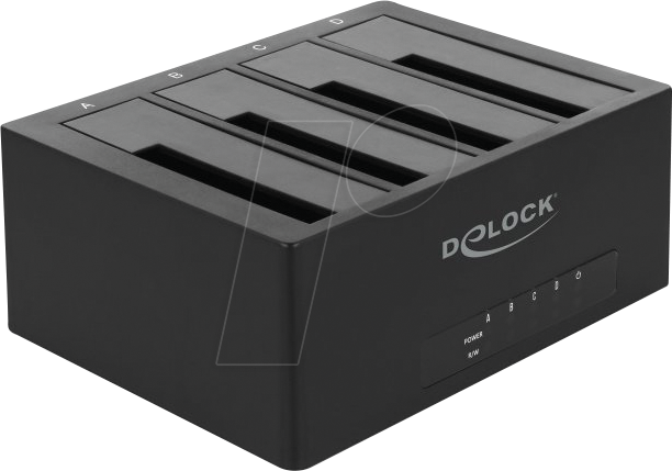 DELOCK 63930 - Dockingstation, 4 x SATA HDD / SSD, USB C