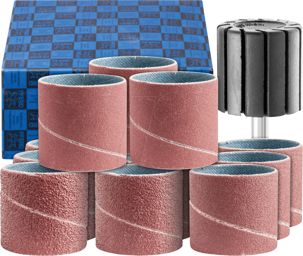 Thumbnail - PFERD 42298004 - Schleifhülsen-Set 13-tlg. Korund Ø 30x30mm A40,60,80,150