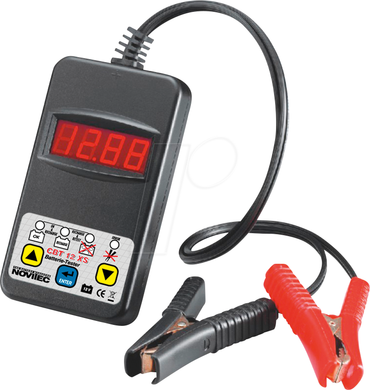 NOVI CBT 12XS - Batterietester CBT12XS für Autobatterien, 12 V