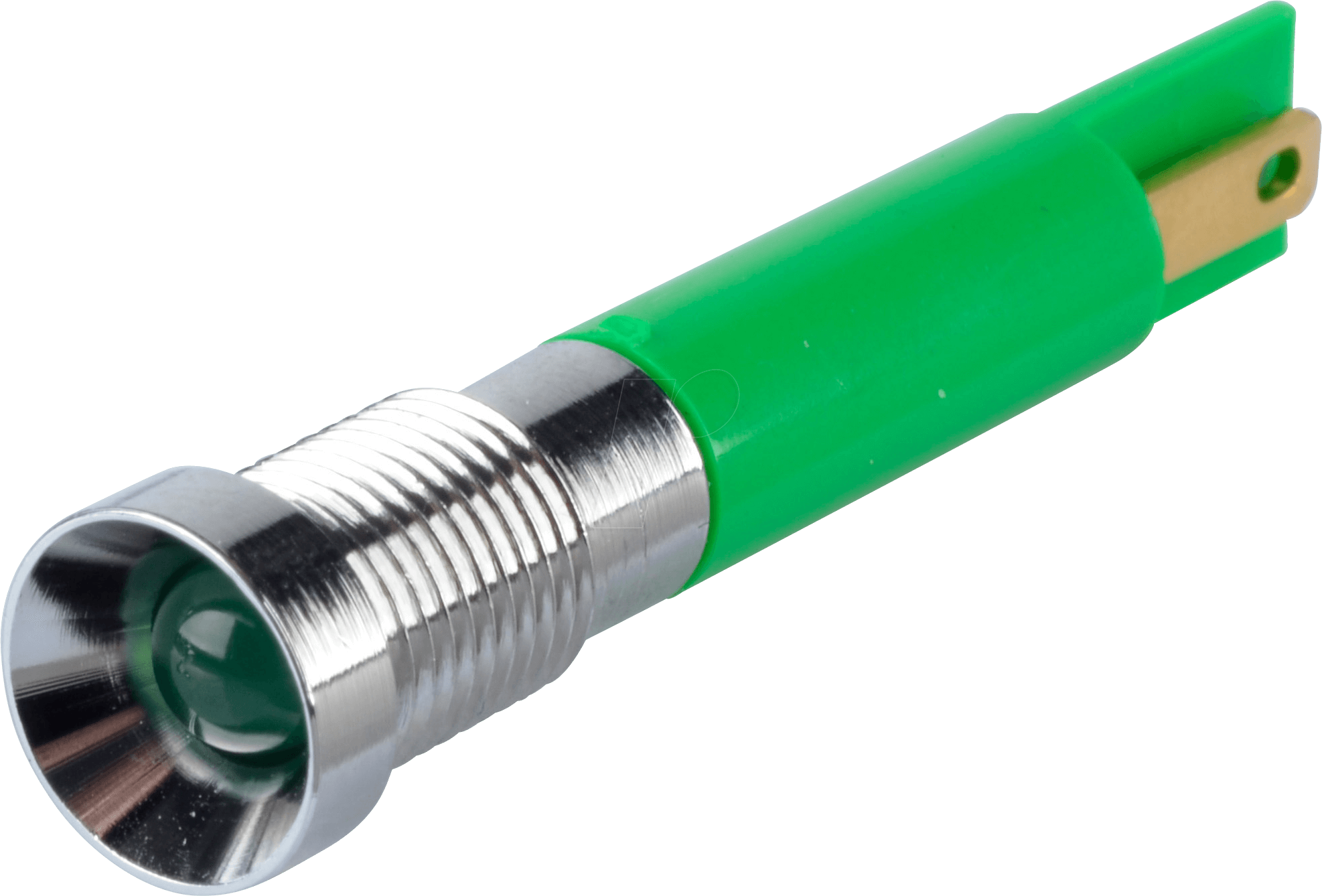 Thumbnail - APM Q8R1C G24E - LED-Signalleuchte, grün, 24 V, Ø 8 mm, vertieft, FASTON