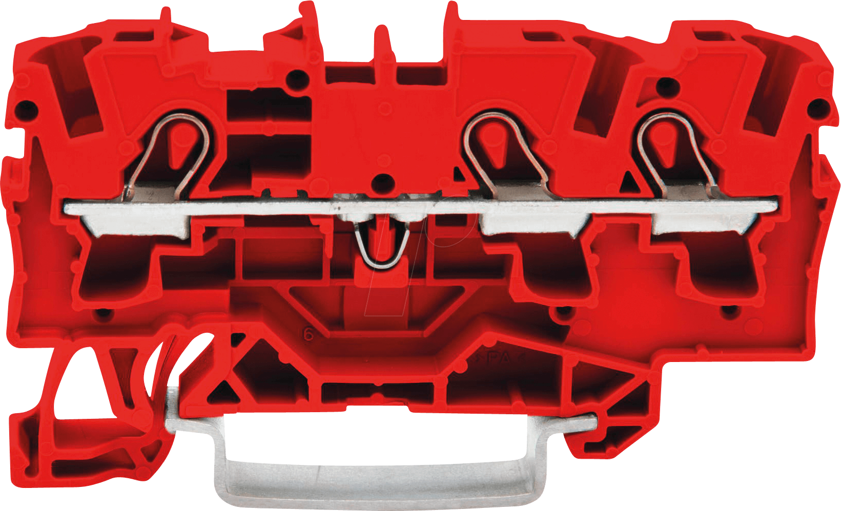 WAGO 2004-1303 - Durchgangsklemme, 3-Leiter, Ø 0,5 - 4,0 mm