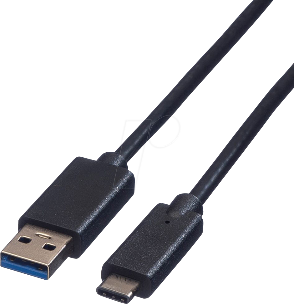 ROLINE 11449011 - USB 5 Gb/s Kabel, A Stecker auf C Stecker, 1,0 m