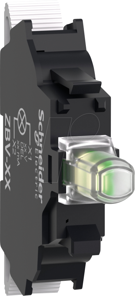 ZBVB15 - Universelle LED-Modul, Ø 22, weiß, 24 V, Federklemme