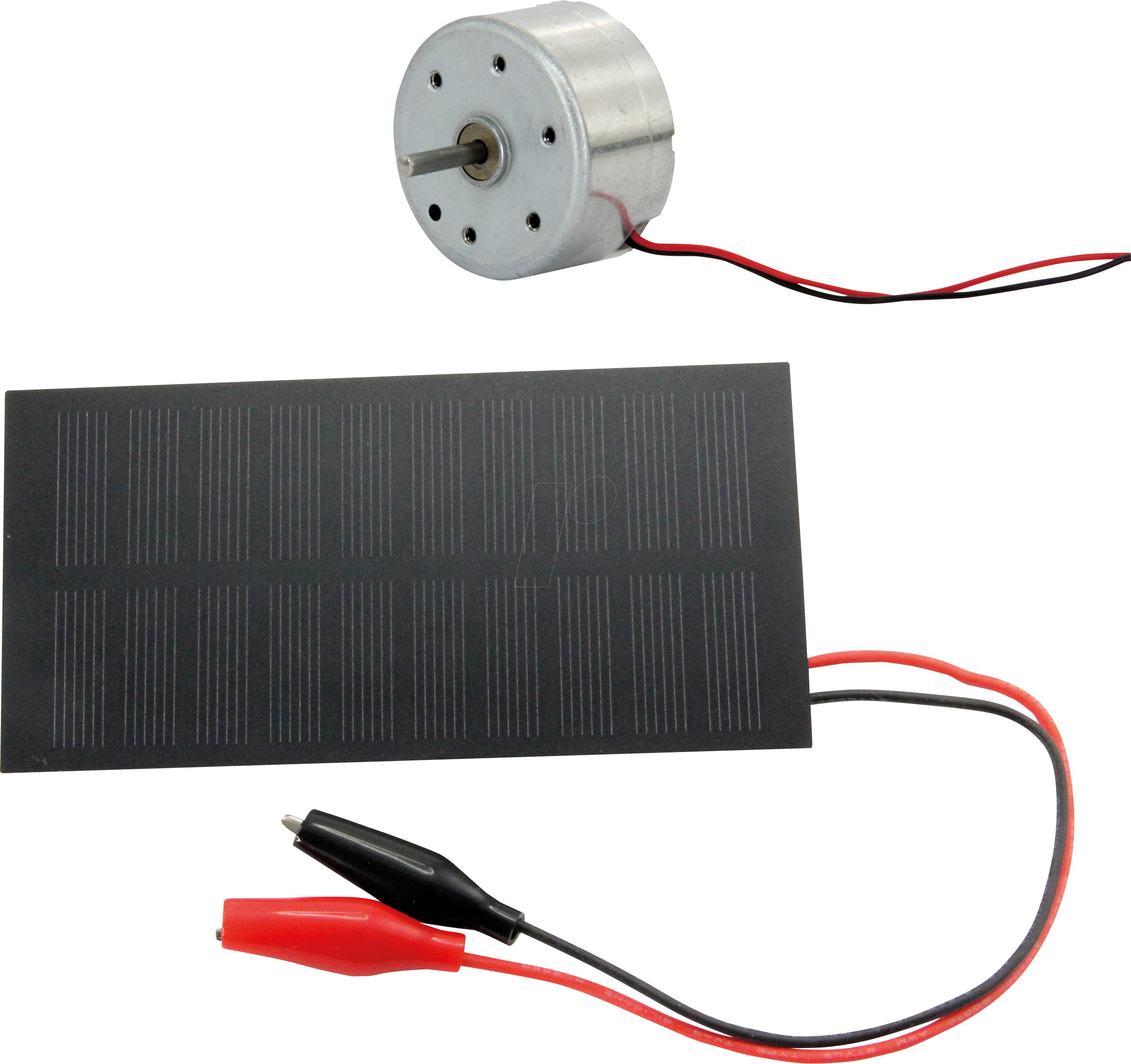 SOL-EXP 51505 - Solarzellen 5 V, 150 mA, mit Krokoklemmen, leichtlauf Solarmotor