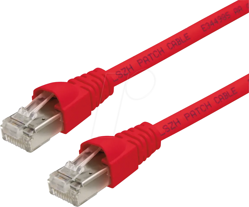 Thumbnail - TG 100007966 - Patchkabel RJ45 Cat.6A S/FTP 0,5 m rot