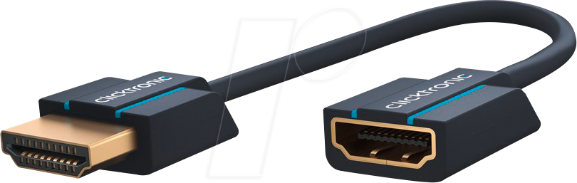 CLICK 70700 - High Speed HDMI Adapter Stecker / Buchse, 4K, 0,1m