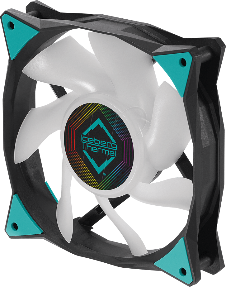 ICT 71192 - Iceberg Thermal IceGALE ARGB Gehäuselüfter, schwarz, 120 mm