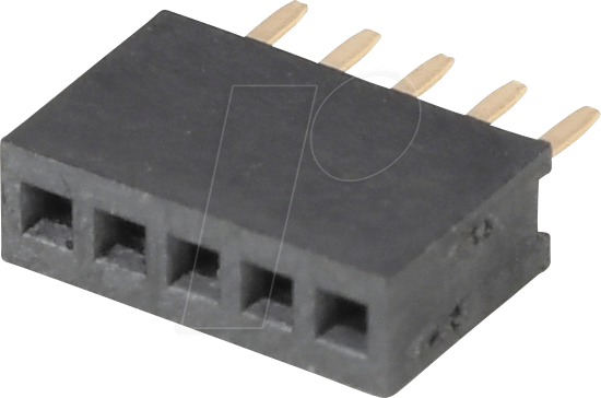 BKL 10120643 - Buchsenleiste 1,27mm 1x5 gerade