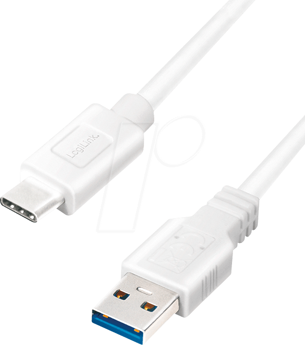 LOGILINK CU0172 - USB-A Stecker auf USB-C Stecker, 0,15m