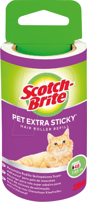 FUSSEL PET NF - Scotch-Brite Fusselroller Pet Extra Sticky Ersatz-