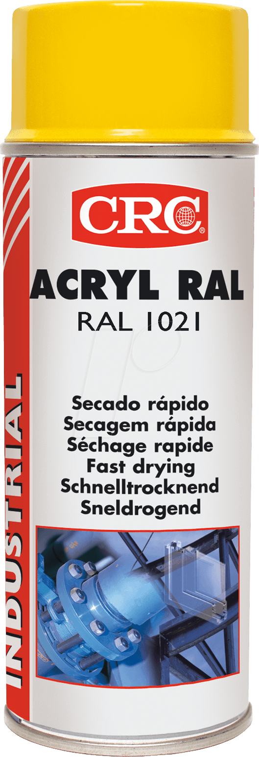 KONTAKT 6355 - Schutzlack, Acryl RAL 1021, 400 ml, Spraydose, gelb