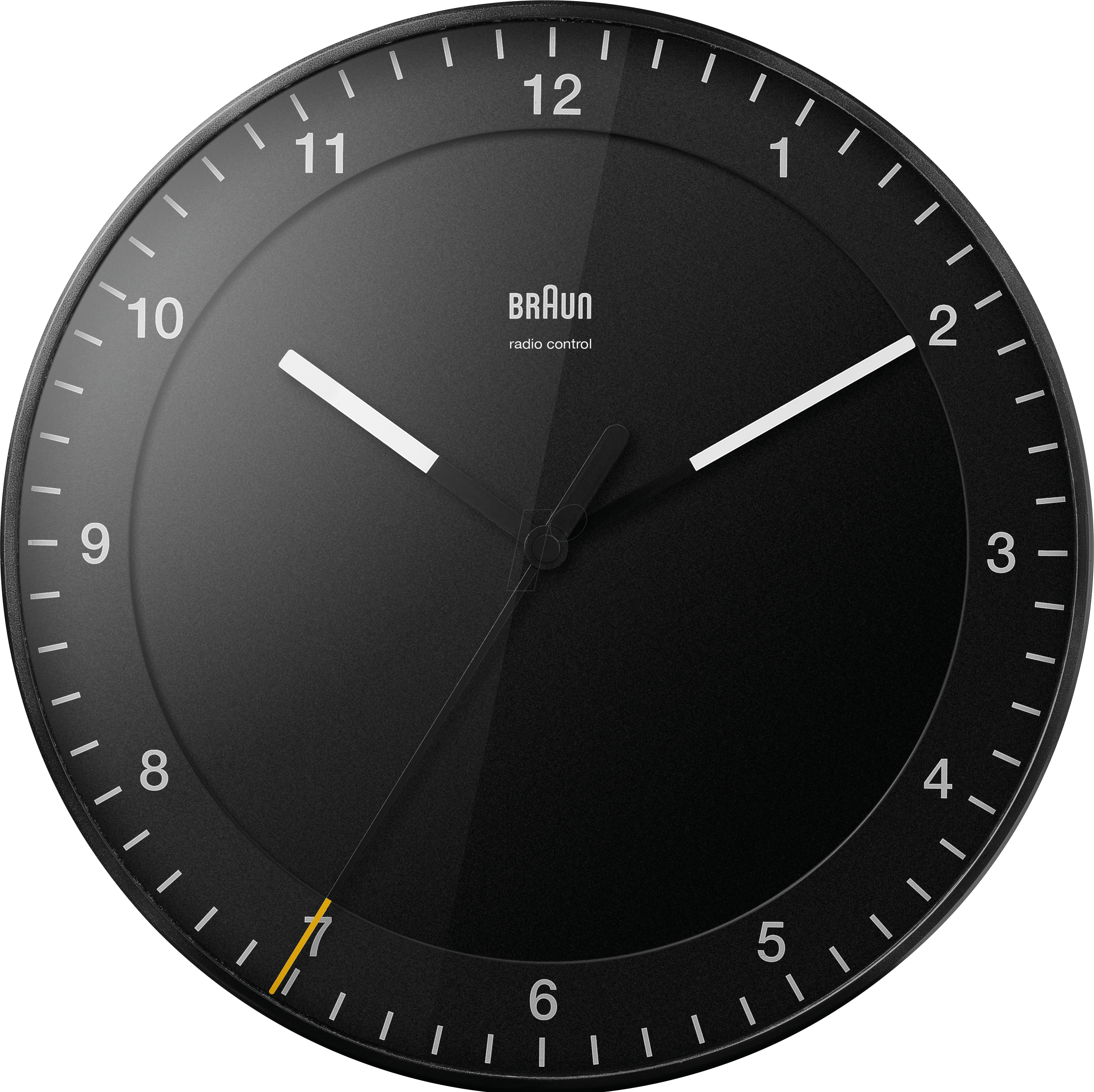 BRAUN BC17B-DCF - Funkwanduhr, schwarz