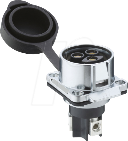 LUT 2820-08-TF1 - Quicklock-Flansch-Einbaukupplung, Größe 28, 8 pol