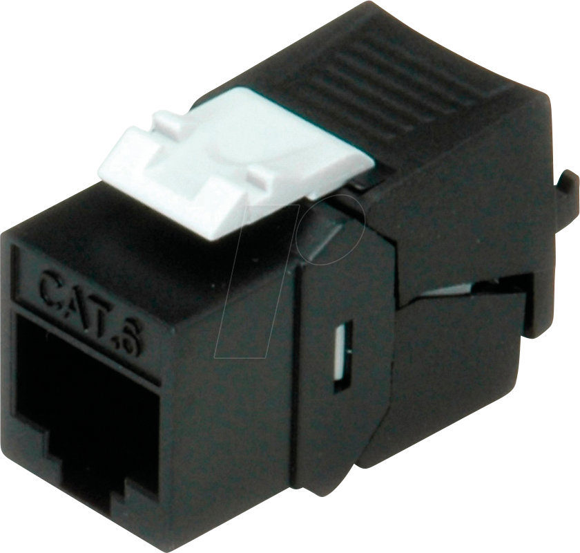 ROLINE 26110352 - Keystone RJ45 Buchse > LSA Cat.6, ungeschirmt, schwarz