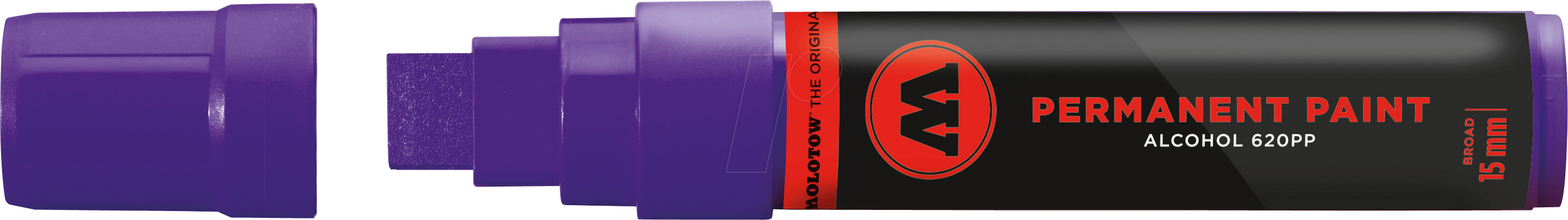 MO620042 - Permanent Marker 620PP, 15 mm, purpur