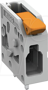 WAGO 2604-1101 - Leiterplattenklemme - RM 5 mm, Ø 4 mm², 1-polig