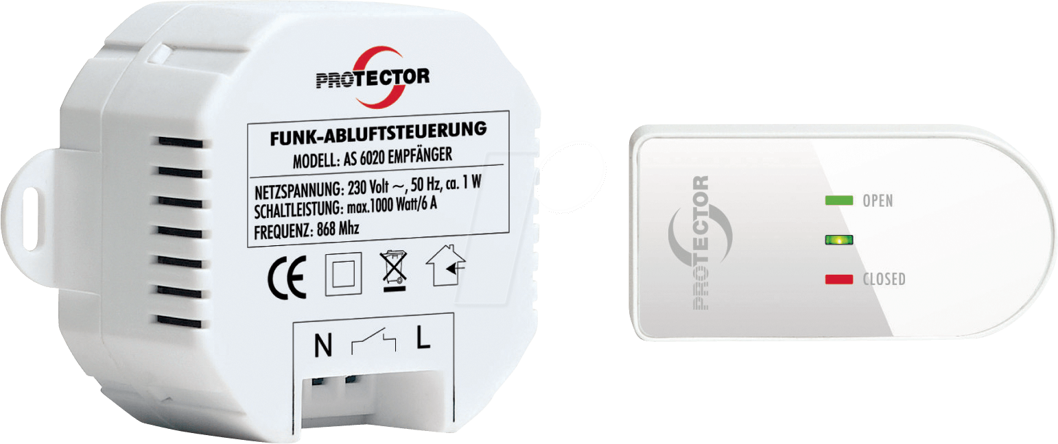ME AS 6020.3 - Einbau-Funk-Abluftsteuerung AS-6020.3