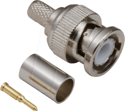 BNC 0401001D - BNC Stecker - Crimp, RG 59/U