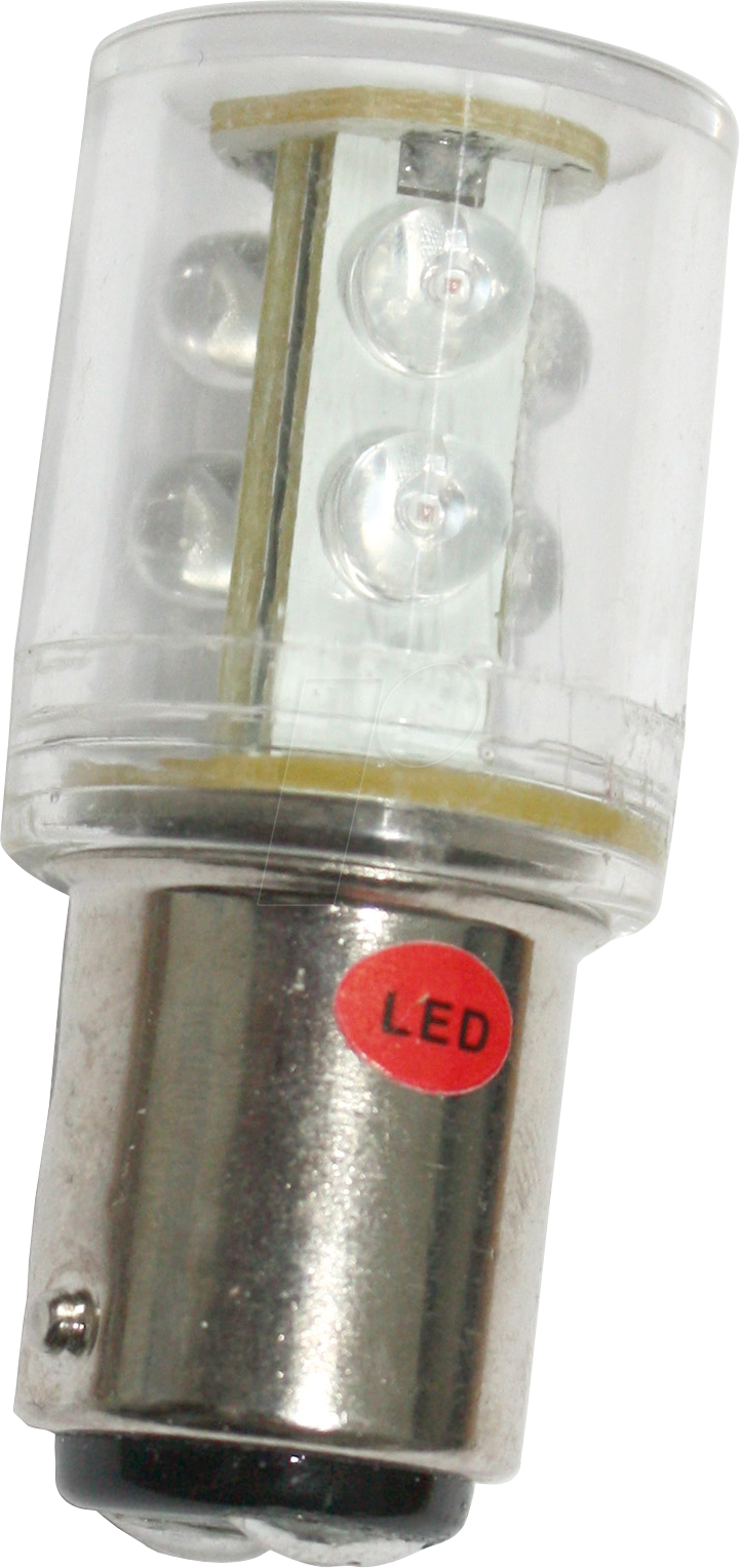 BARTH 52160215 - LED 360° 6 LED Ba15d 24V 20x45 weiß