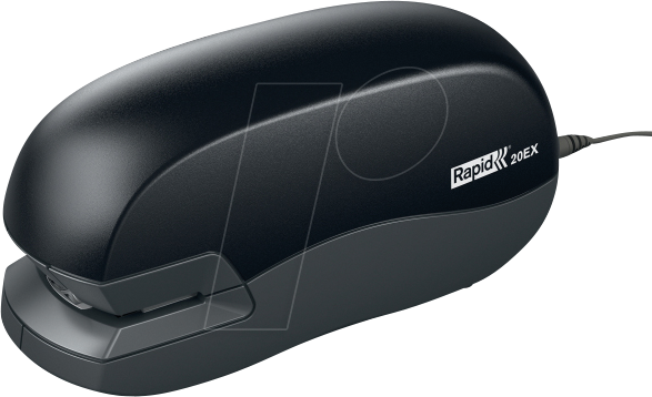 RAPID 5000297 - Elektrisches Heftgerät, 20 Blatt, kontaktlos, schwarz