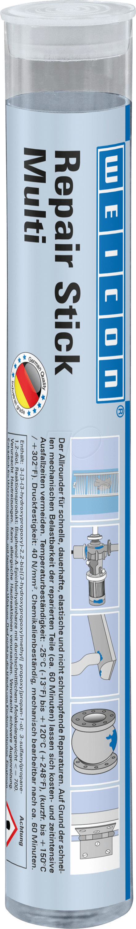 REPAIR-STICK MU - Reparaturmasse, mineralisch gefüllt, Multi, 115 g, weiß