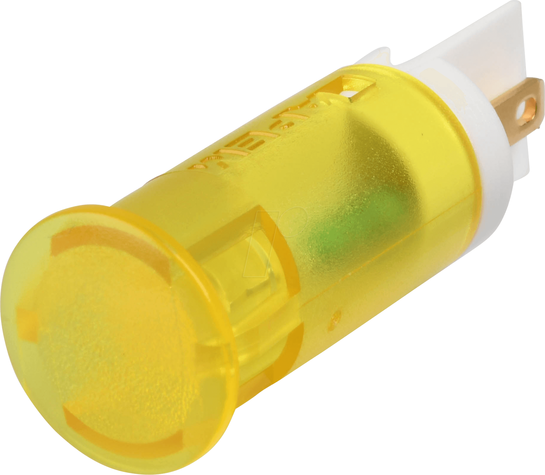 APM QS121 Y12 - LED-Signalleuchte, gelb, 12 V, Ø 12 mm, rund, FASTON