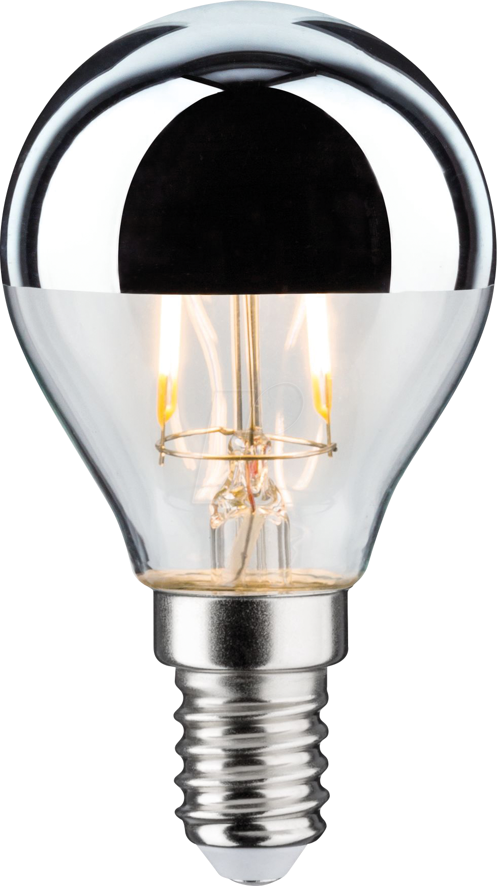 PLM 28663 - LED-Lampe Modern Classic E14, 2,6 W, 220 lm, 2700 K, Kopfspiegel