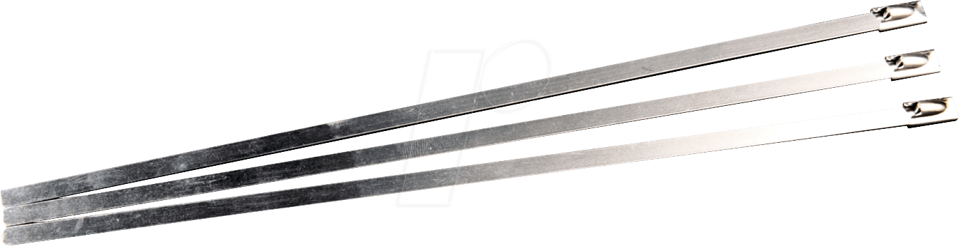 KAB-STAHL 520 - Edelstahlkabelbinder, 520 x 8,0 mm, silber, 10er-