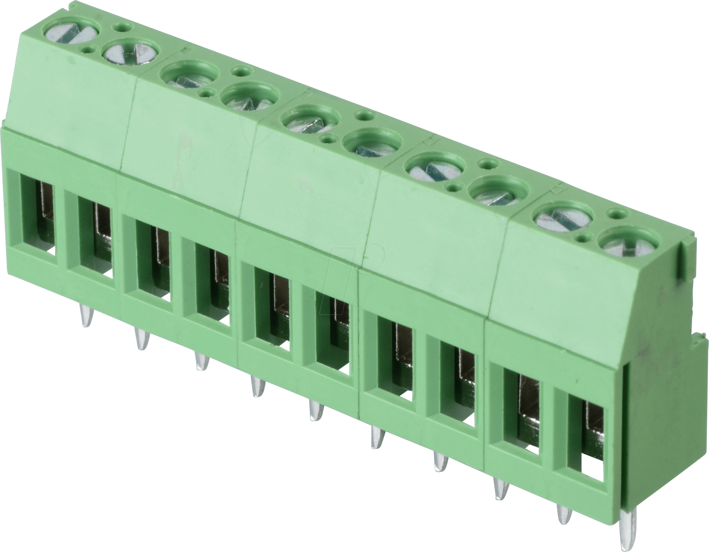 CTB0709-10 - Lötbare Schraubklemme - 10-pol, RM 5,08 mm, 90°