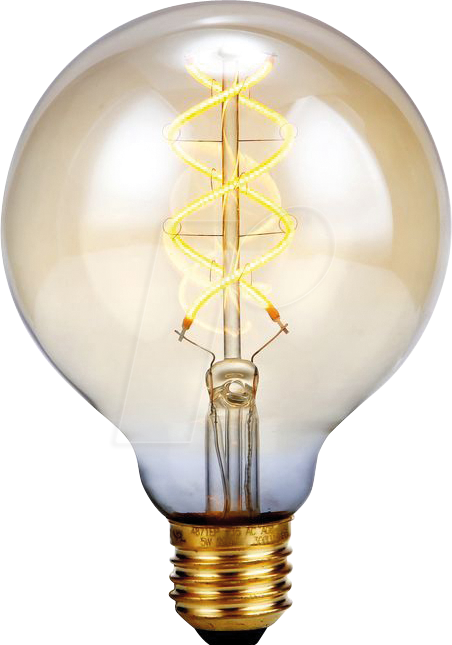 SCHI LX023980105 - LED-Lampe E27, 5 W, 300 lm, 2000 K, Filament, dimmbar