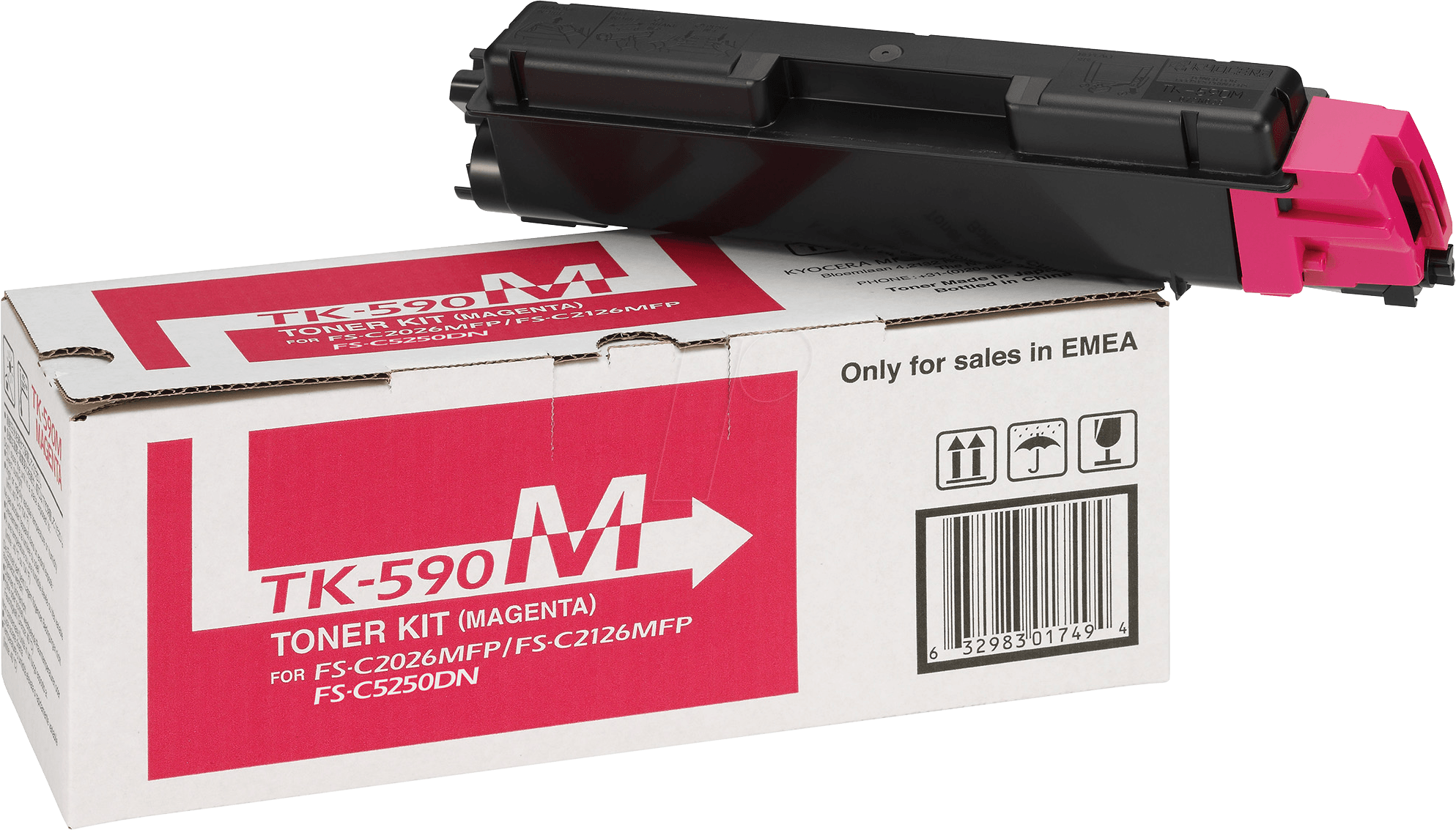 TONER TK 590M - Toner, Kyocera, magenta, TK-590, original