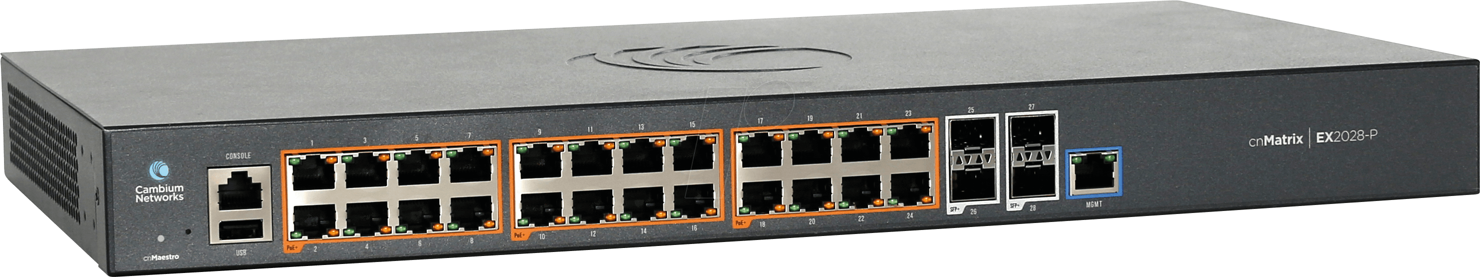 CAMB CNM EX2028P - Switch, 24-Port, Gigabit Ethernet, SFP, PoE