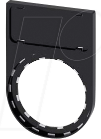 TRAEGER RA - Schildträger, schwarz, aufrasten