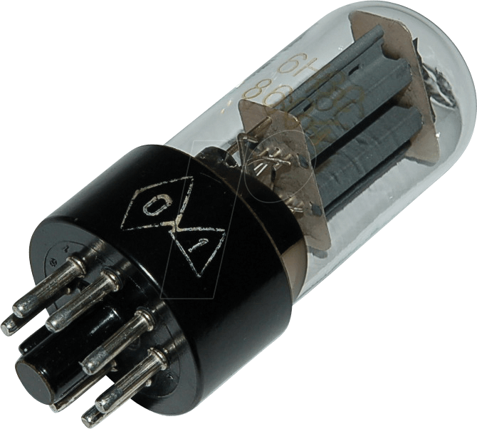 TUBE 6SN7GT - Elektronenröhre, Doppeltriode, Octal, 8-pol, 6,3 V