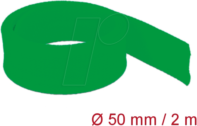 Thumbnail - DELOCK 20759 - Geflechtschlauch dehnbar 2 m x 50 mm grün