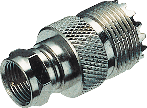 K 463 - HF-Adapter, UHF-Buchse / F-Stecker