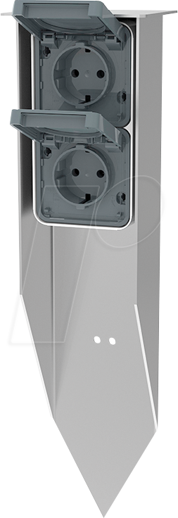 JEHOKA 48249555 - Steckdosenspieß B 4.2, 2 Steckdosen