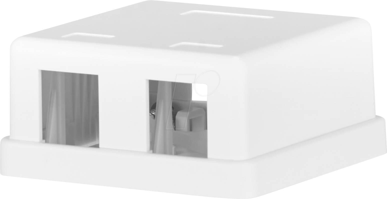 Thumbnail - EFB EC020400004 - Keystone Anschlussbox, 2-Port, Aufputz, ohne Modul