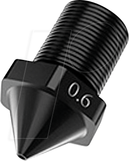 FF 80002872001 - 3D Druck, gehärtete Stahldüse, 0,6 mm, Creator 3P / 4 / Guider 3