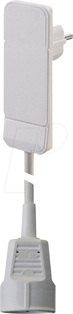 BACH 933.006 - Verlängerungskabel 1,5 m, H05VV-F, weiß